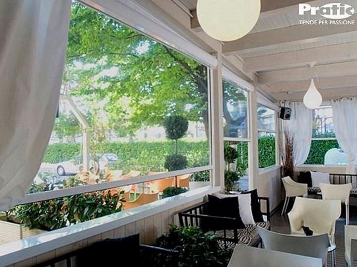 Tende Esterno Balcone Impermeabili E Antivento | Con Occhielli | Protezione UV | Grigio Chiaro | 4 Pezzi 132 Cm - Foto 3